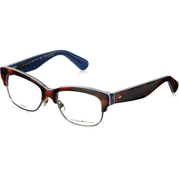 New Kate Spade Havana on blue Eyeglasses - Picture 1 of 4